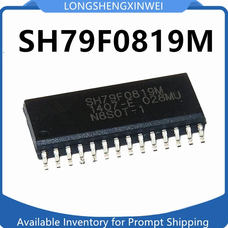 1PCS SH79F0819M 79F0819M SOP-28 New SCM IC 8-bit Flash Memory Chip