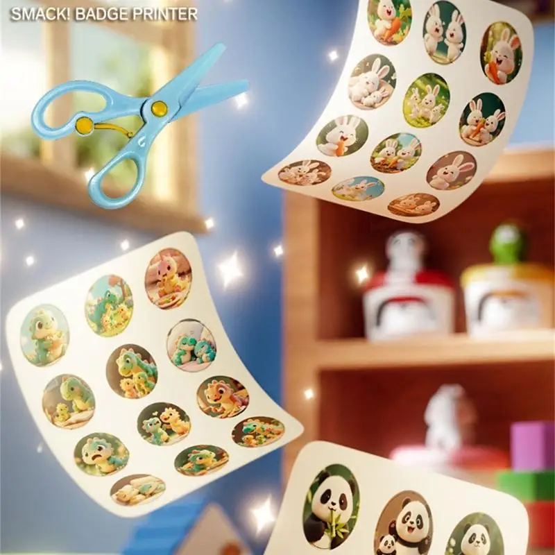 u13f-creative-art-craft-badge-machine-badge-press-maker-kits-kids-customizable-badge