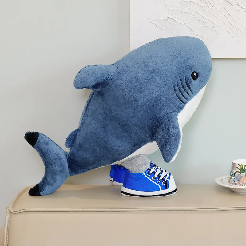 ตุ๊กตาฉลามเซี่ยงไฮ้จิง ตุ๊กตาชานม ตุ๊กตานินจา ตุ๊กตาลิงยาง ตุ๊กตาจระเข้ ตุ๊กตาบอมเบอร์ ของเล่นตุ๊กตาผ้าเนื้อนุ่ม หมอนอิง ของขวัญสำหรับเด็ก