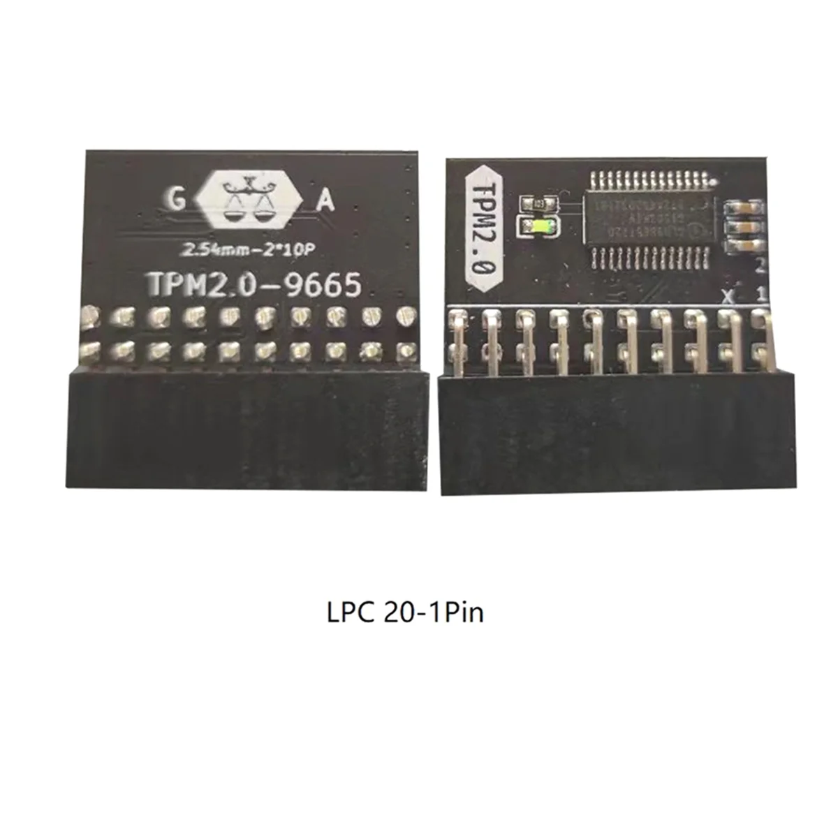 TPM 2.0 Encrypted Security Module 20 Pin Mainboard Card TPM2.0 Module for ASUS Gigabyte Motherboard