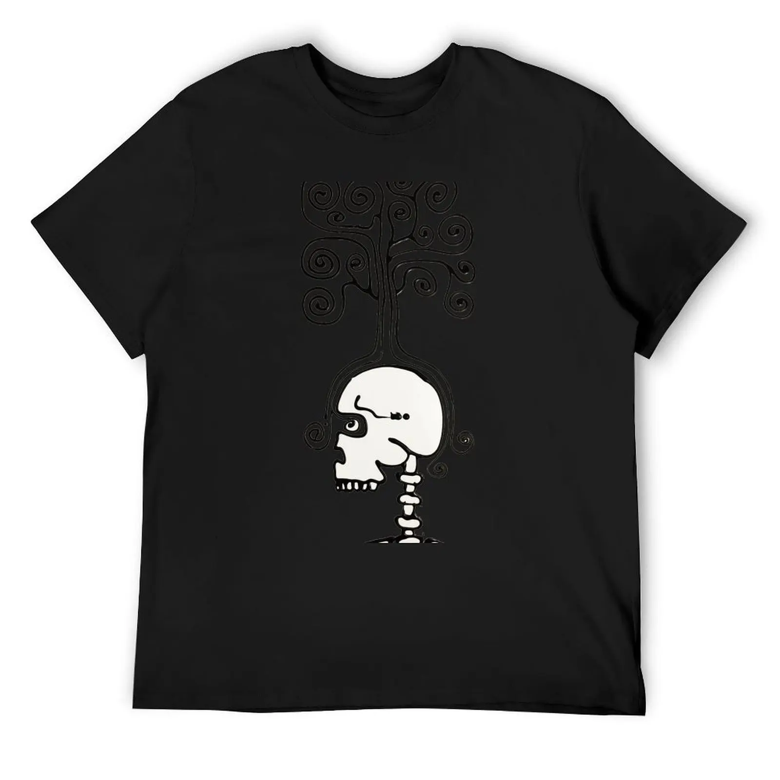

Thinking Tree T-Shirt korean fashion custom t-shirts man clothes shirts graphic tee T-shirt men