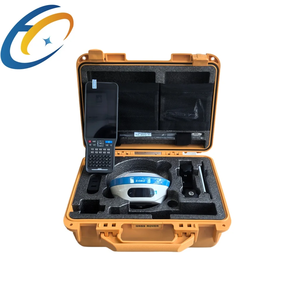 Built-in Battery RTK Hi-Target TS4 Rover GNSS Receiver with Ihand 55 Controller IP68 Rated 4G/WiFi/Bluetooth Enabled