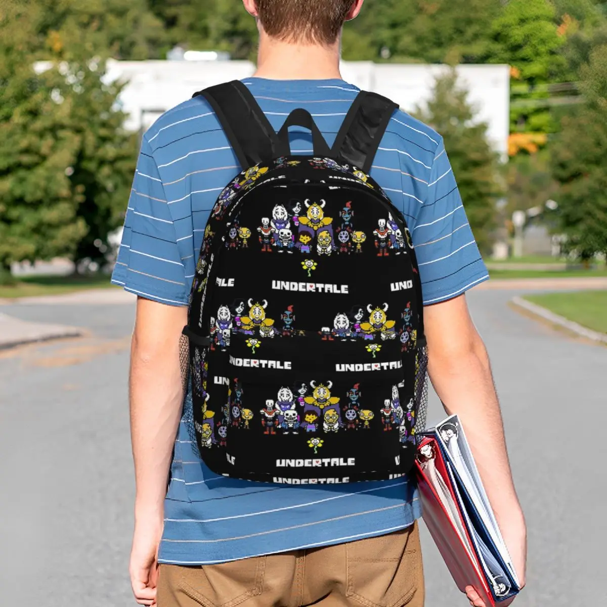 Undertale Gamer Gaming Backpack Student Boys Girls BookBag Men Women School Bag Computer Shoulder Bags
