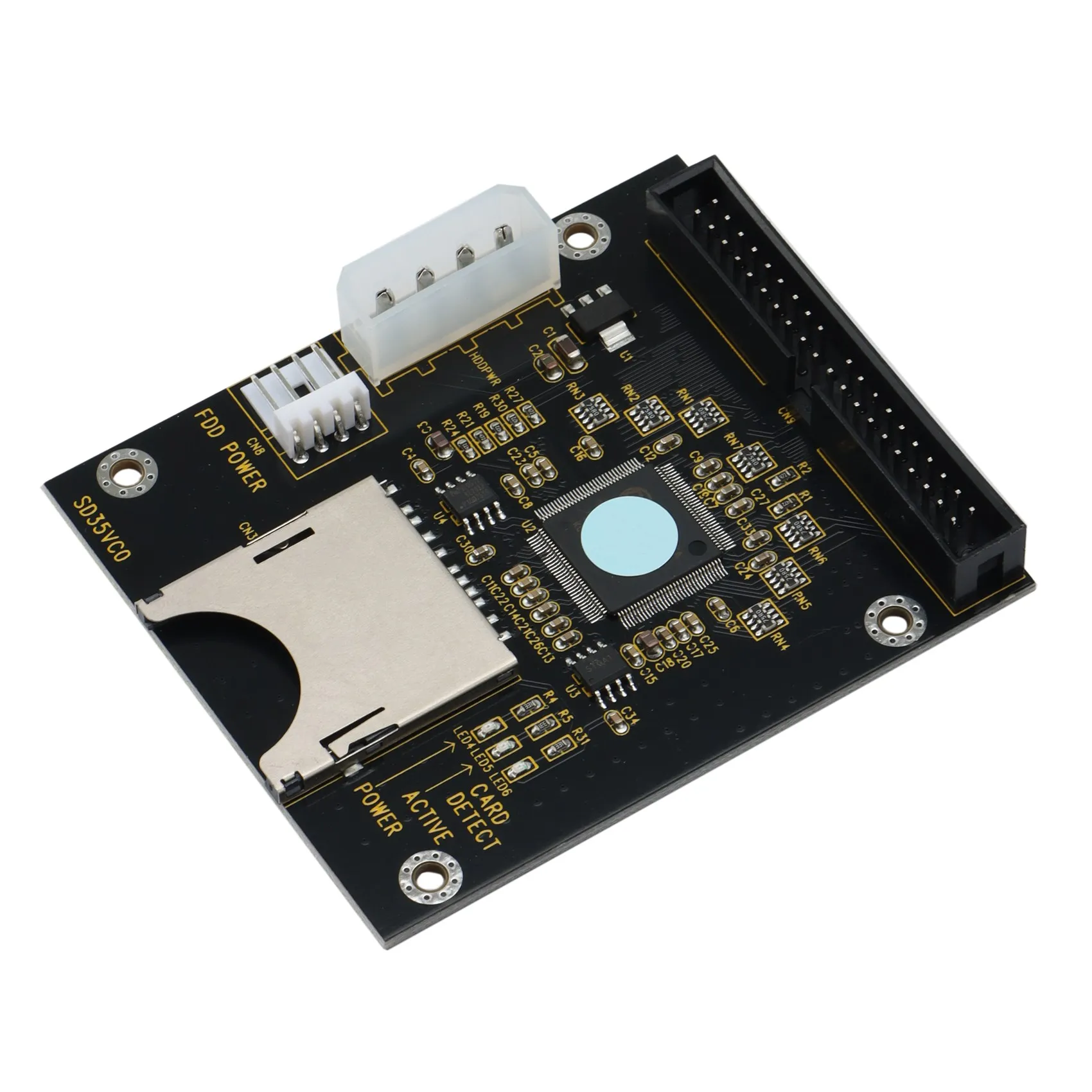 -ABKM Adapter Card 3.5 IDE SD 3.5Inch 40Pin Male IDE Hard Disk Drive SD Card To IDE 40P Male Interface Adapter Card