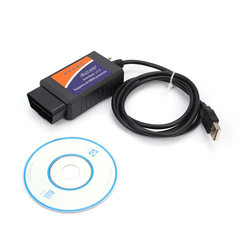 ELM327 USB V1.5 modified for Forscan ELMconfig CH340+25K80 chip HS-CAN