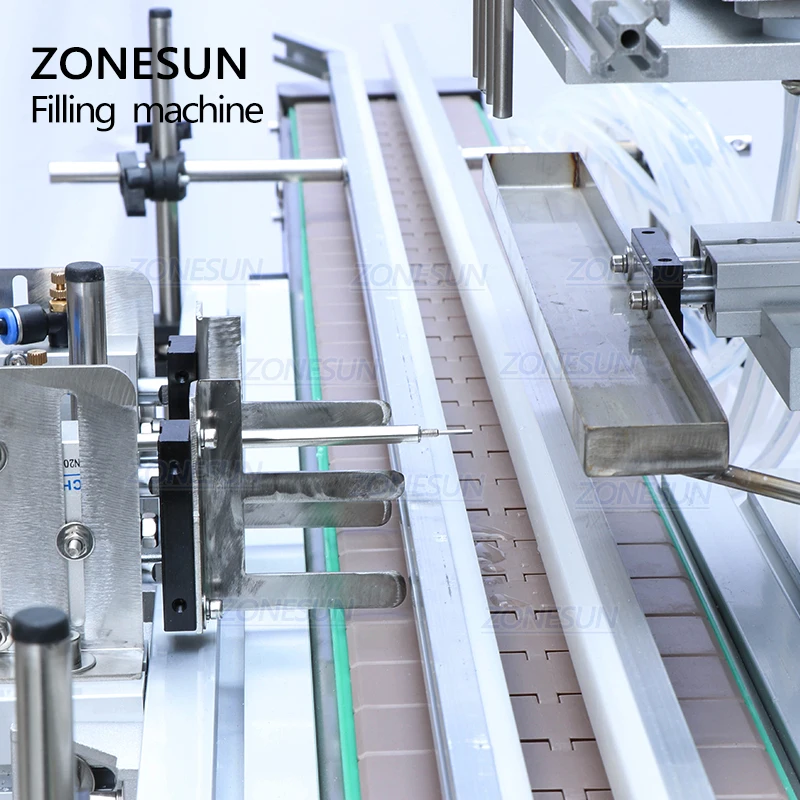 ZONESUN ZS-VTMP80C مضخة مغناطيسية الهباء الجوي الصودا المعبأة في زجاجات التعبئة التلقائية زجاجة ماء النبيذ شرب آلة تعبئة العطور