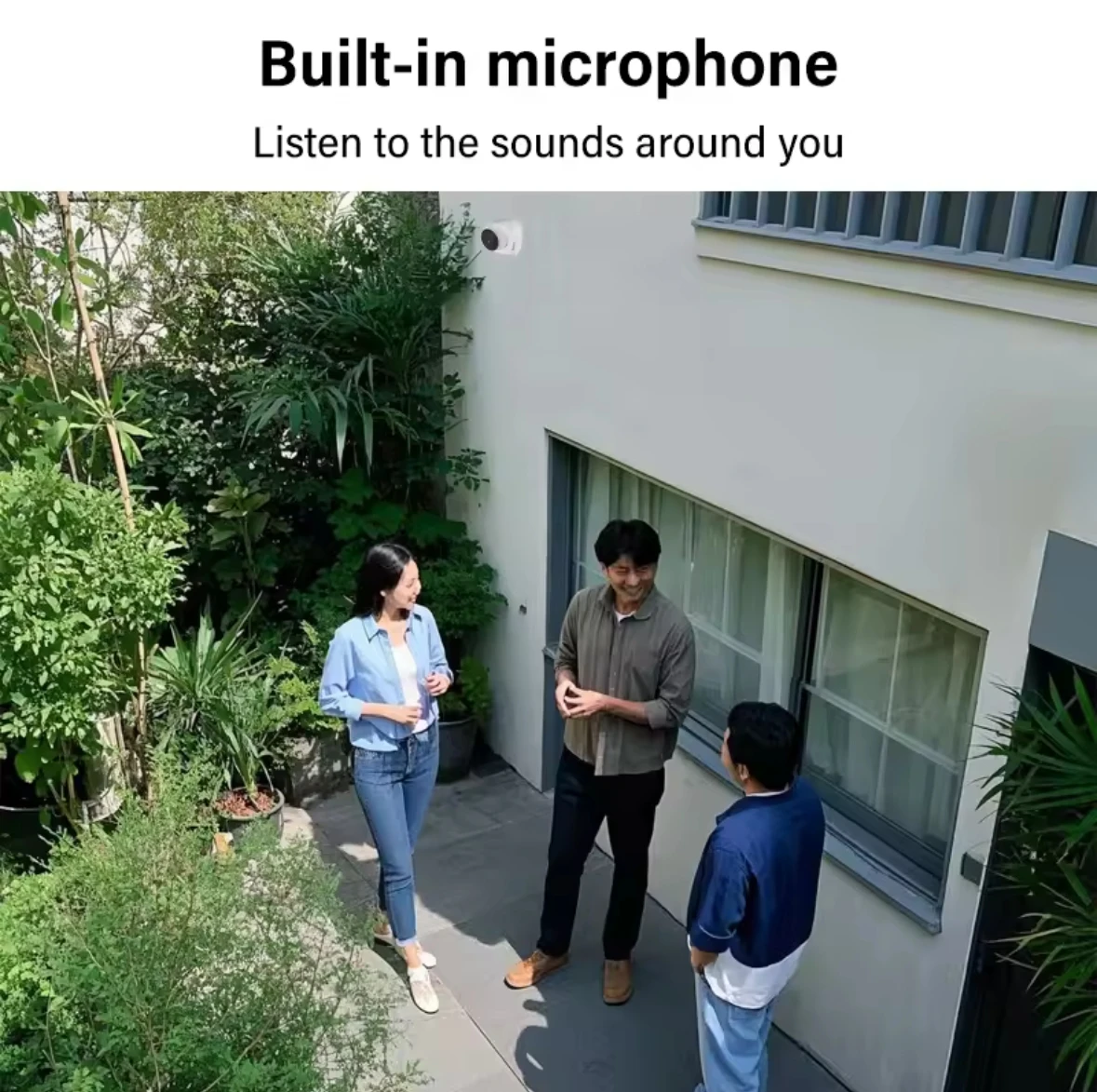 Dahua HDW2441T-S HDW2841T-S 4MP 8MP Outdoor IP Camera Starlight Night Vision Security CCTV Human Detection PoE Mic SMD view 4