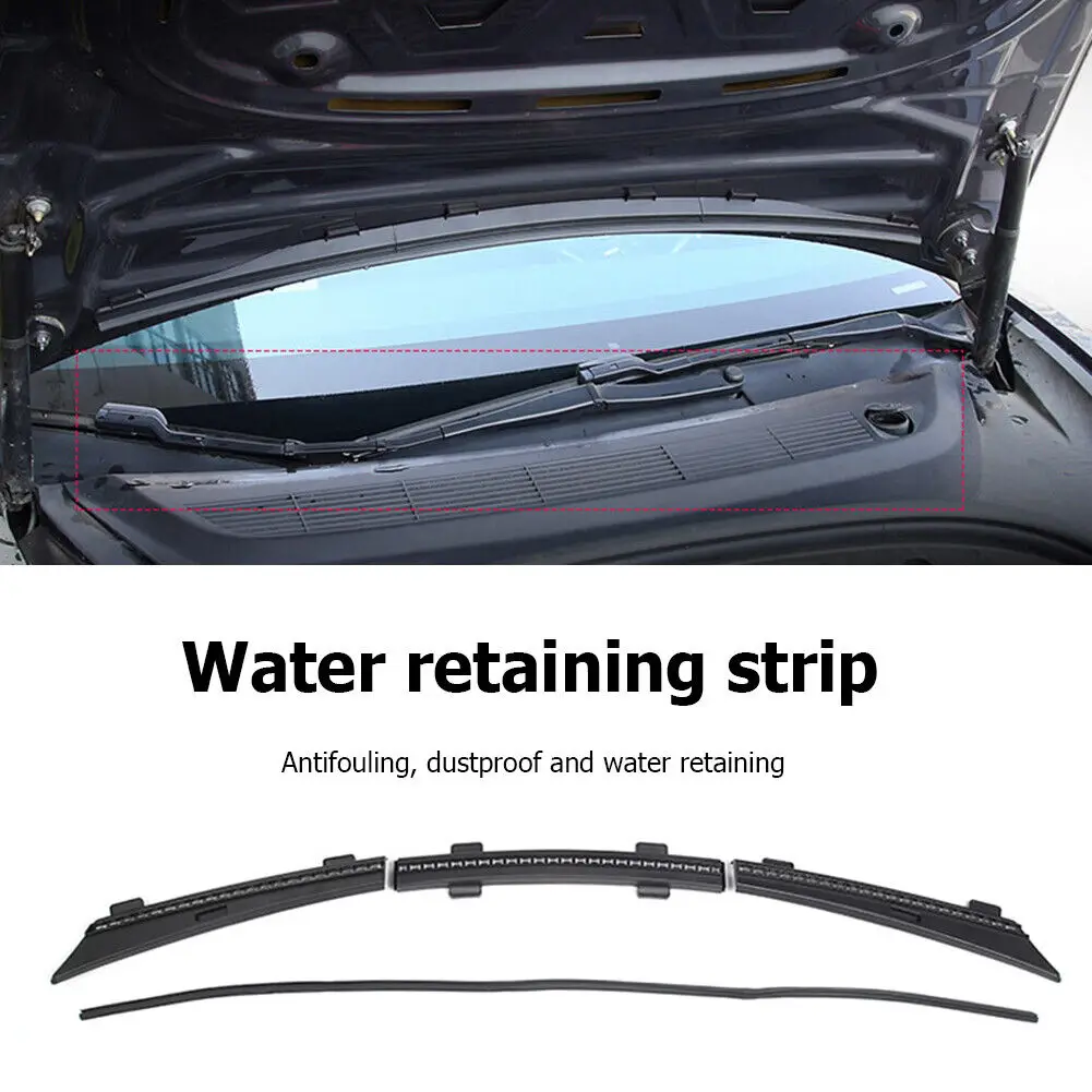 Front Waterproof Chassis Cover Water Strip For 18-23 Tesla Model 3 Y Air inlet protective cover modification accessories