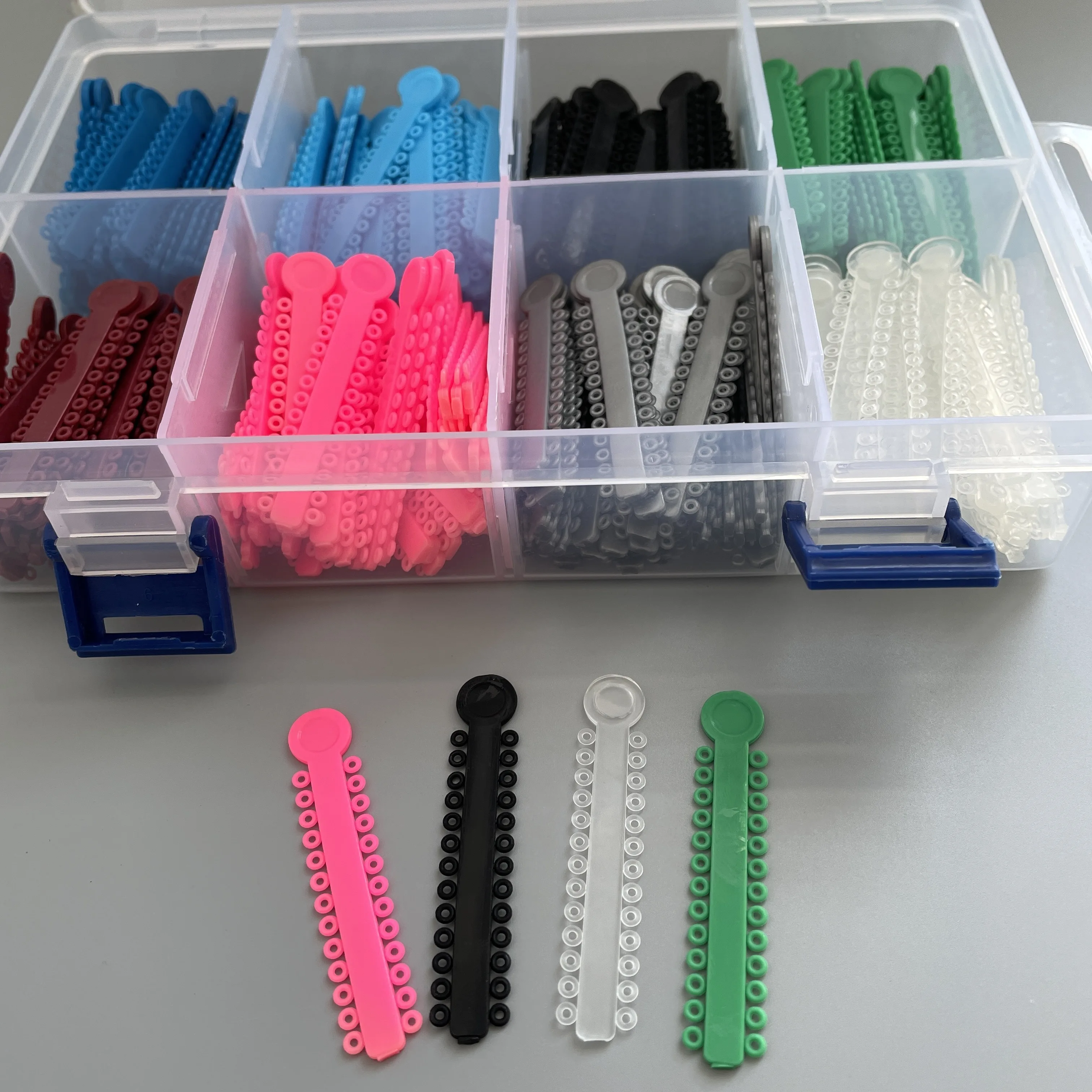 8Colors 40Sticks/Color I Type Brace Latex-Free Ligature Tie  Color Can Choose