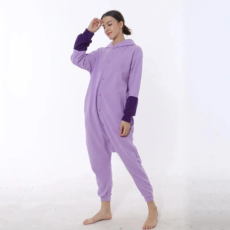 A888A888Фиолетовый цельный комбинезон Eevee с длинными рукавами, пижама с животными, свободная повседневная одежда для дома, осенне-зимняя одежда для сна HomeweaB666@! A888A888Фиолетовый цельный комбинезон Eevee с длинными рукавами, пижама с животными, свободная повседневная одежда для дома, осенне-зимняя одежда для сна HomeweaB666@!