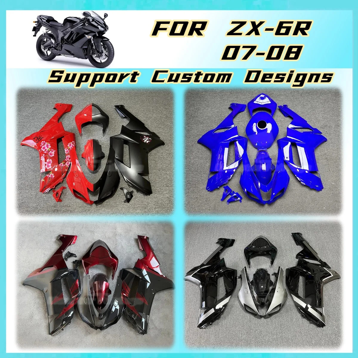 Zx6r カウルセット-AliExpress