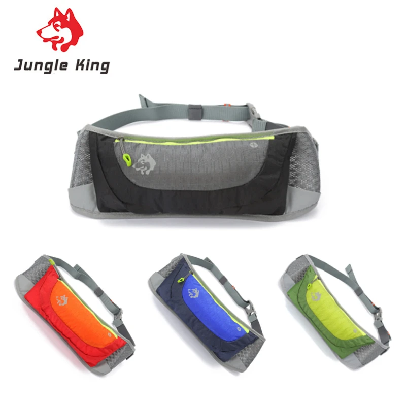 JUNGLE KING CY2674 New Marathon Jogging Cycling Running Hydration Belt Waist Bag Pouch Fanny Pack Phone Holder for Water Bottles