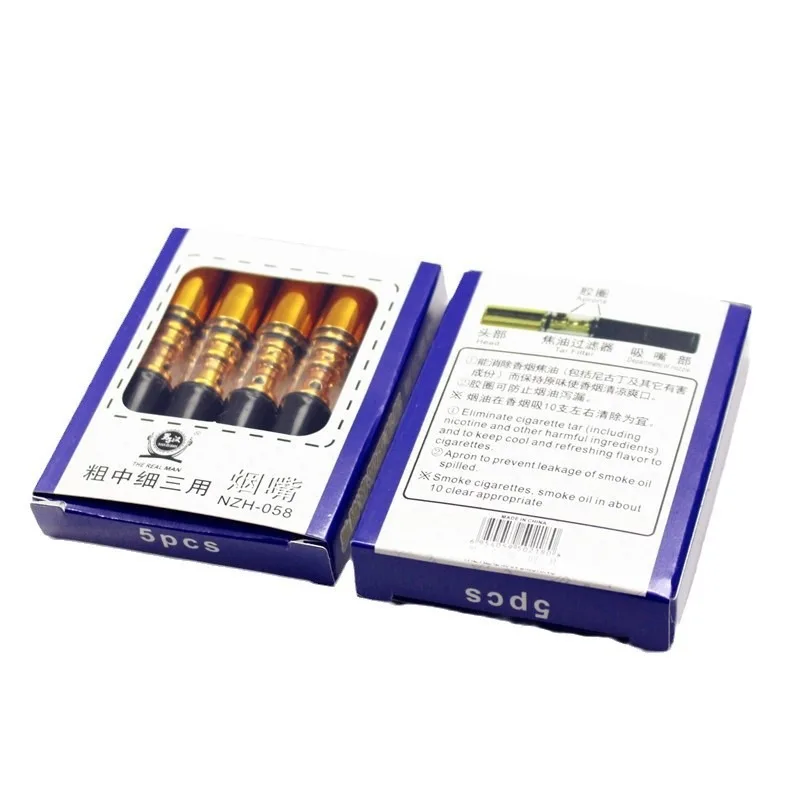 5 boxes Portable Reducing Cigarette filter Tar Cigarette Holder High quality detachable Tobacco Filters Mini Smoking filter view 6