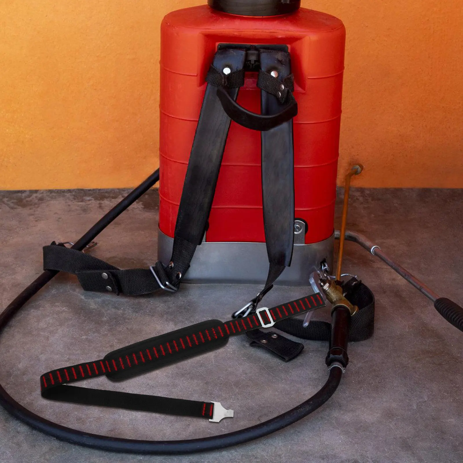 

2 комплекта универсальных регулируемых плечевых ремней для ранцевого опрыскивателя, усиленные, с железными крючками, для сада