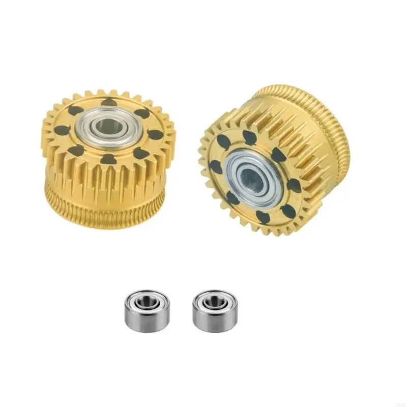 

900F Alloy Extruder Gear for K2 Enhanceds Printing Accuracy Noise Reductions Quick Installation