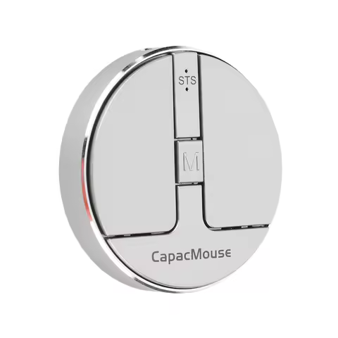 3 Mode BT 5.2/2.4G/USB Computer Mouse 3 Adjustable DPI Wireless Mice Rechargeable Mini Capacitive Mouse With USB Receiver For PC