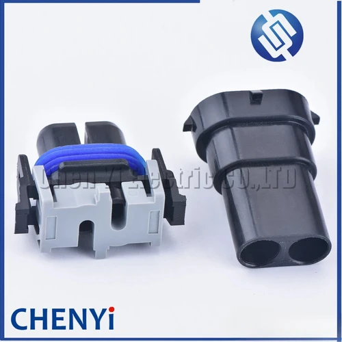 Imagen 2 del producto Conector de 2 pines para faros antiniebla de coche, conector impermeable para arnés, enchufe para bombilla H11 H8 H9 HB3, soporte para bombilla MG652520-2 GE811 GE881