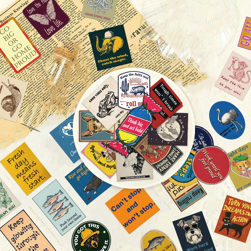 50PCS Creative Retr…