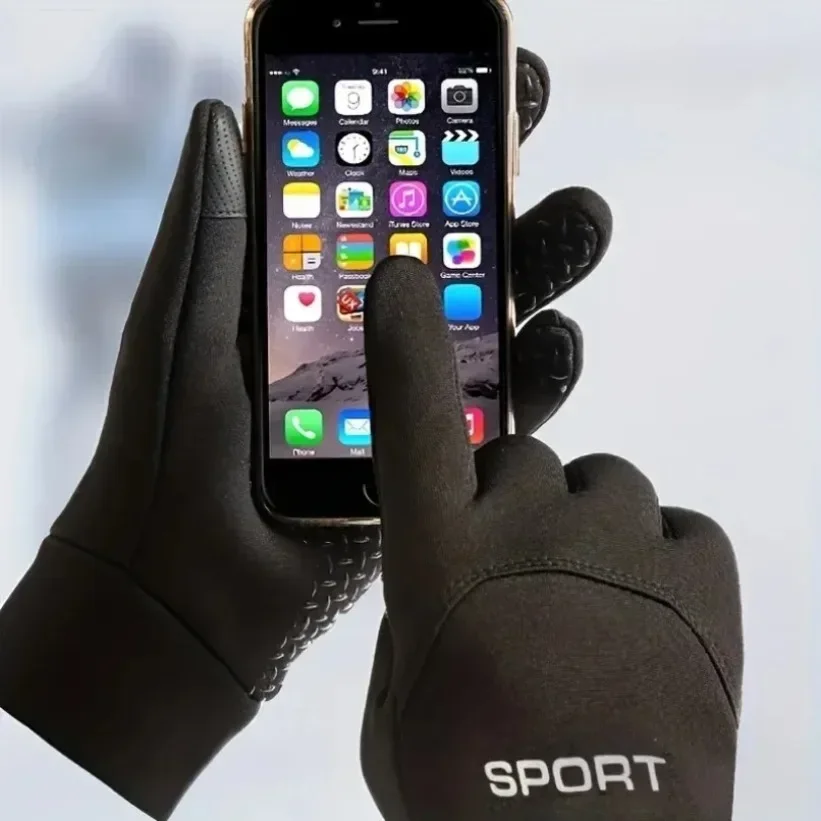 Winter Windproof Warm Ski Snow Gloves for Men Women Water Resistant Anti Slip Touchscreen Motorcycling Cycling Running GlovesLL