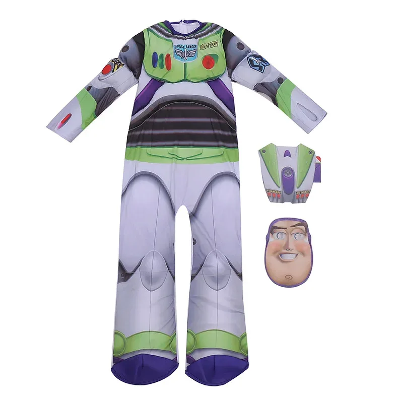 Buzz Lightyear เด็กฮาโลวีนวันเกิดปาร์ตี้อะนิเมะเครื่องแต่งกายซูเปอร์ฮีโร่ Cos Play