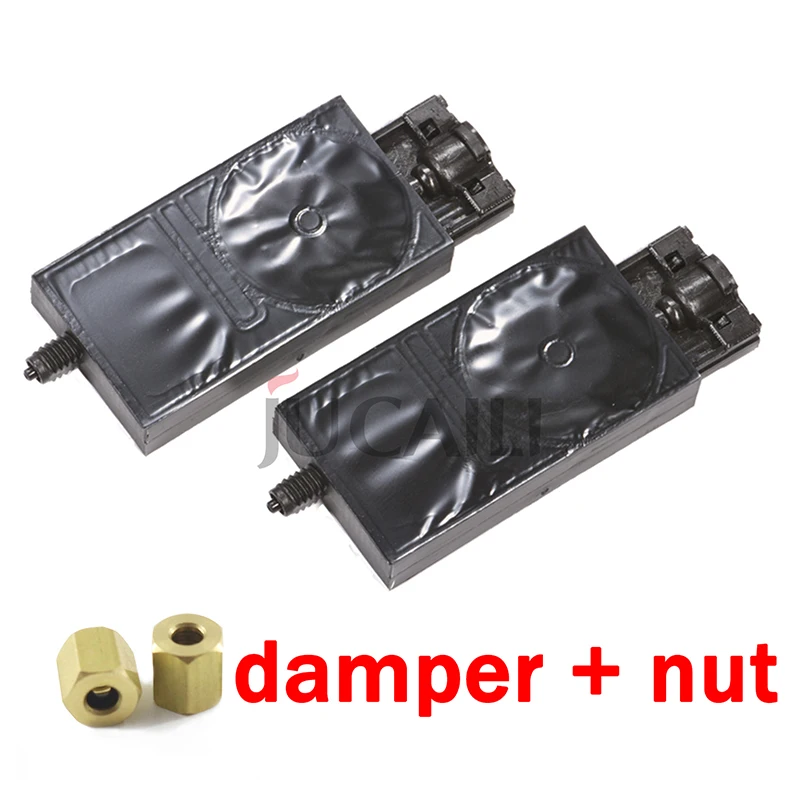 Jucaili 10PCS UV Ink Damper for DX5/xp600/4720/i3200 Head for Mimaki JV33 Roland Galaxy Printer Black Dumper with Nut