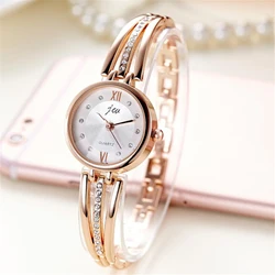 Fashion Rhinestone Steel bracelet quartz women wrist watch