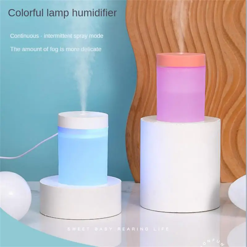 Air Humidifiers แบบพกพา USB Diffuser Cool Mist Ultrasonic Mist Maker สําหรับห้องนอนรถบ้านพืชเครื่องฟอกอากาศ