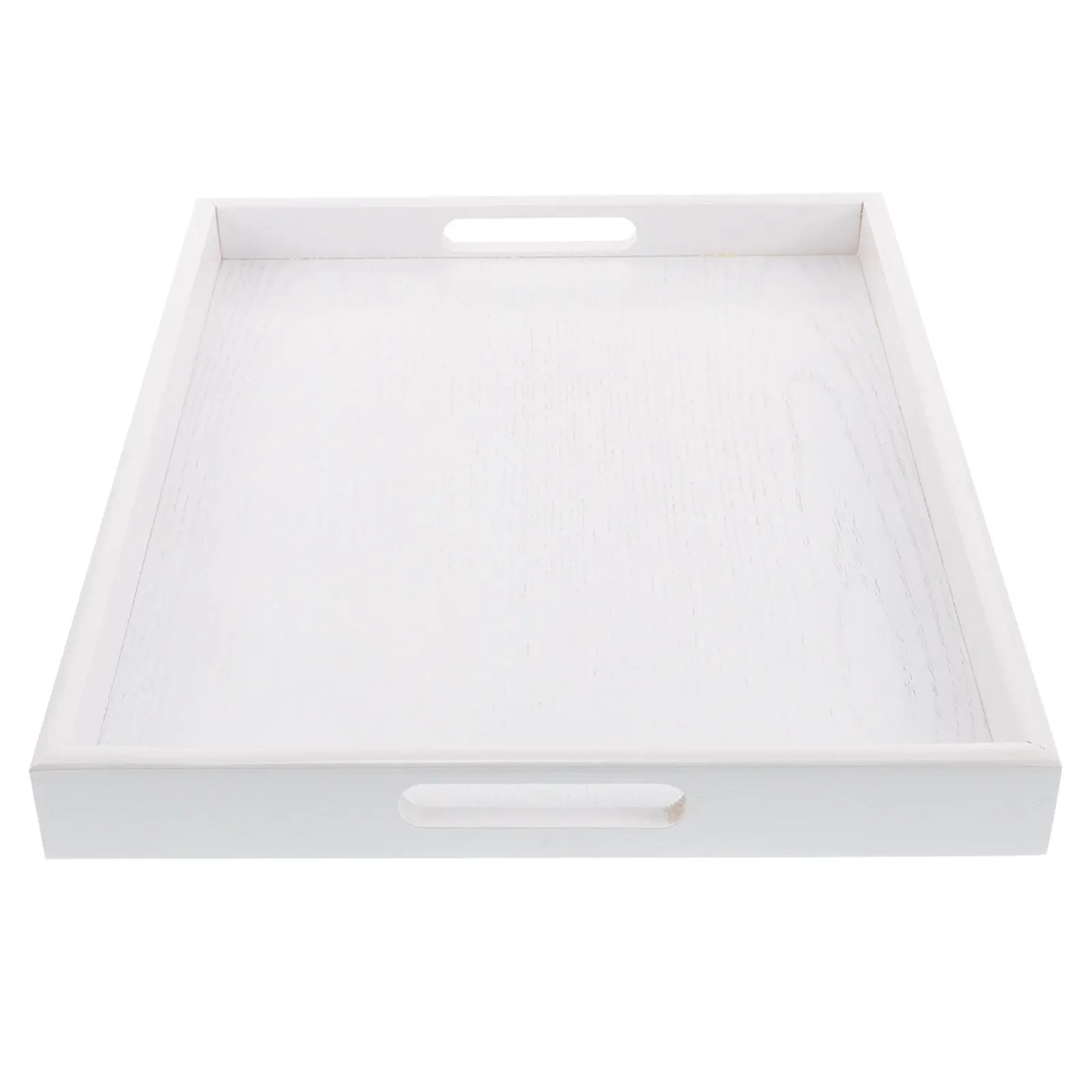 

European Wooden Tray for Serving Bread Tea Coffee Table Use Large Rectangle Utility Tray Home Decor Rustic Food Display Plate