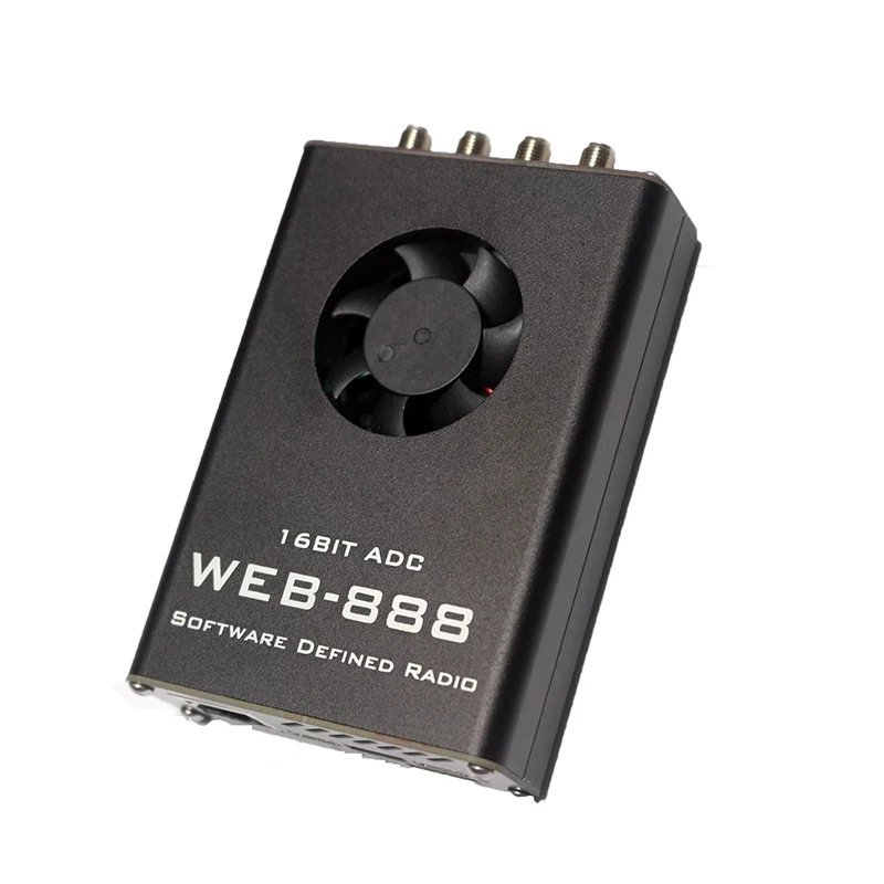 Web-888 SDR Radio Receiver 16bit 62M Bandwidth ADC Network SDR Radio Receiver 24.576MHz 0.5 ppm TCXO