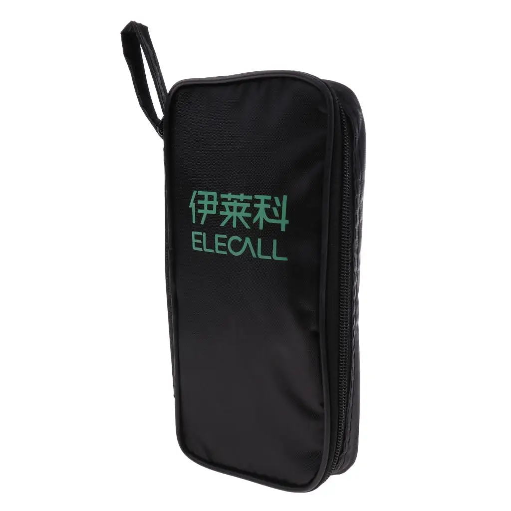 Multimeter Carry Case Nylon Tool Bag Mini Storage Organizer Pouch with Strap for EM33D EM33A Pocket Digital Multimeter