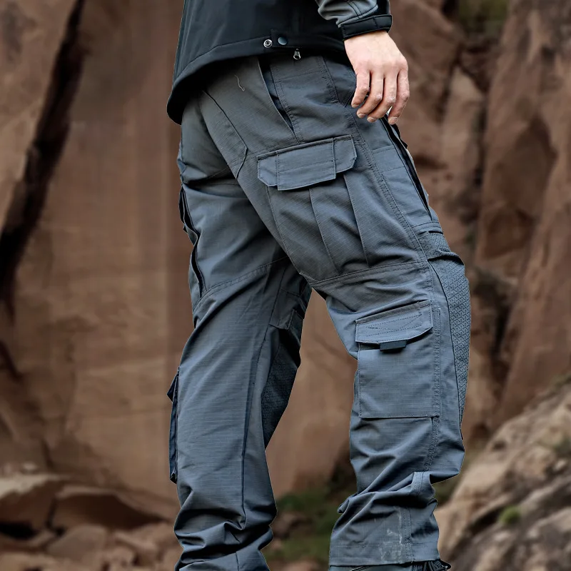 Men's Pants Military Tactical Cargo Pants Multi-Pocket Wear-Resisting Male Trousers Outdoor Hiking Pant Casual Overalls M-3Xl