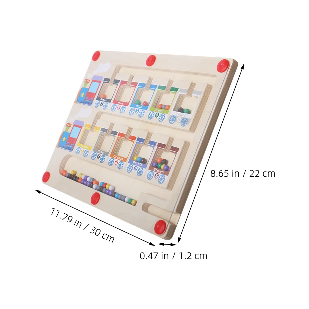 색상 분류 카운팅 보드 몬테소리 나무 퍼즐 어린이용 소근육 발달 학습 색상 활동 매칭 게임