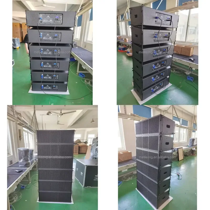 for LYNX-210A Active Line Array Speaker Double 10 Inch 3-Way DSP 1500W Professional Live Sound System Stage PA 50-20kHz