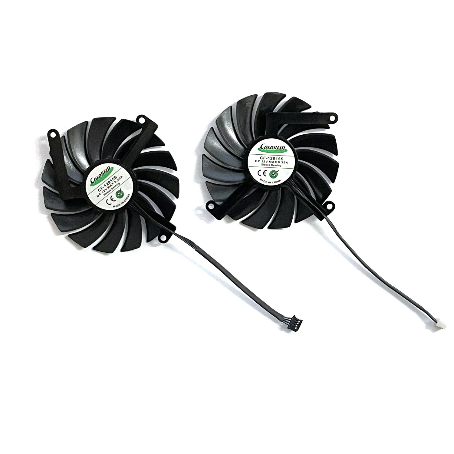 Dla Inno3D Geforce RTX 3050 3060 3060Ti 3070 3080 czarne złoto Extreme Edition wentylator karty graficznej 4pin DC 12V 0.35A CF-12915S 85mm — zdjęcie produktu 4