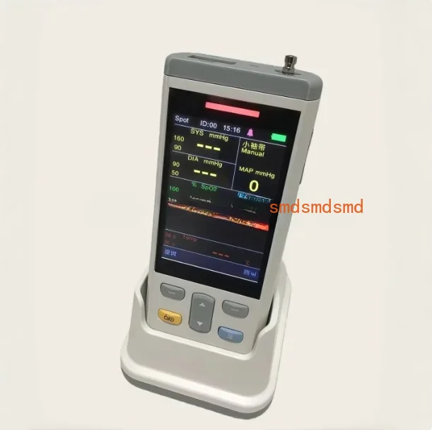 Handheld animal monitor, portable pet monitor, miniature animal monitoring, pet ECG monitoring
