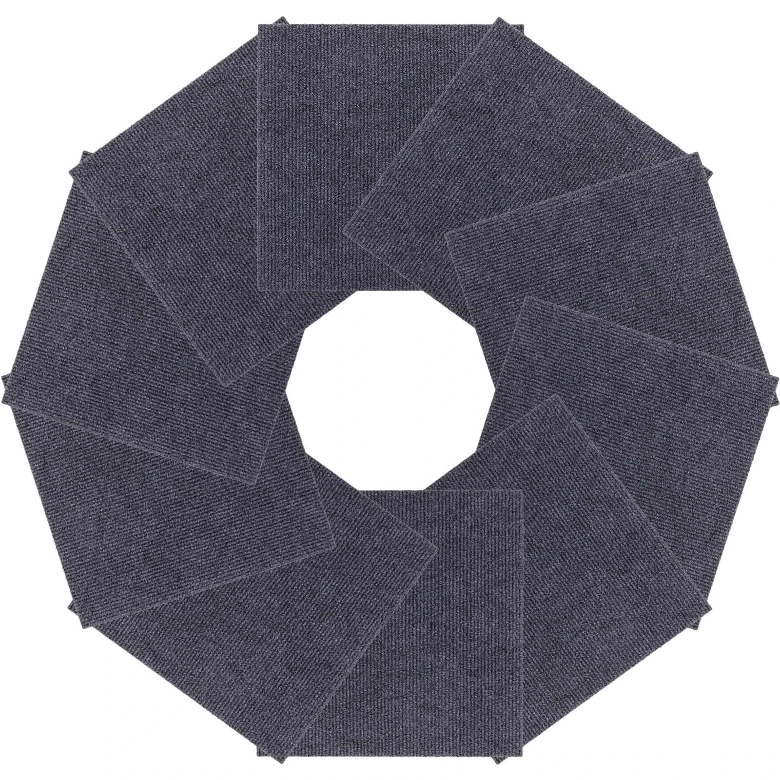 

10pcs Non-Slip Floor Stickers Waterproof Self Adhesive Carpet Tiles Peel Stick Decorative Floating Floor Tiles for Bathroom