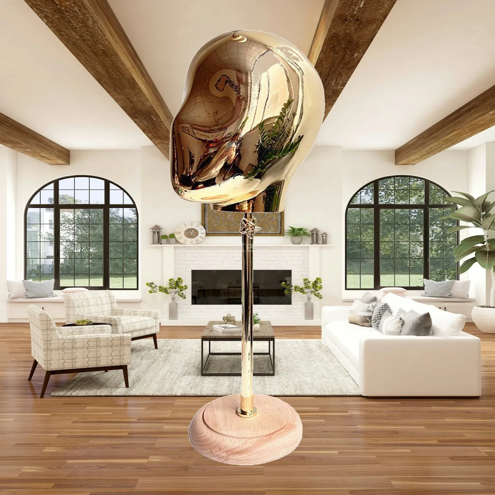 Mannequin Styling Head Wig Making Hat Display Stand Aureate for Home and Beauty