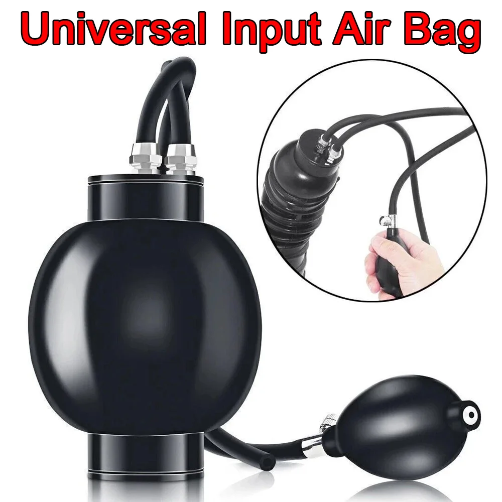 Universal Quick Intake Adapter Automotive Smoke Machine Bladder Block Tester Inflatable Leak Plug Evap Smoke Machine Leak Tester for 12V Vehicle