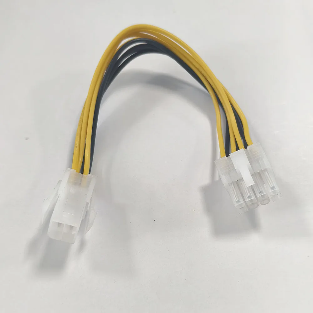 1 peça 12v 4 pinos macho para 8 pinos cabo de alimentação cpu atx 4 pinos macho para 8 pinos eps cabo de alimentação adaptador fonte de alimentação cpu