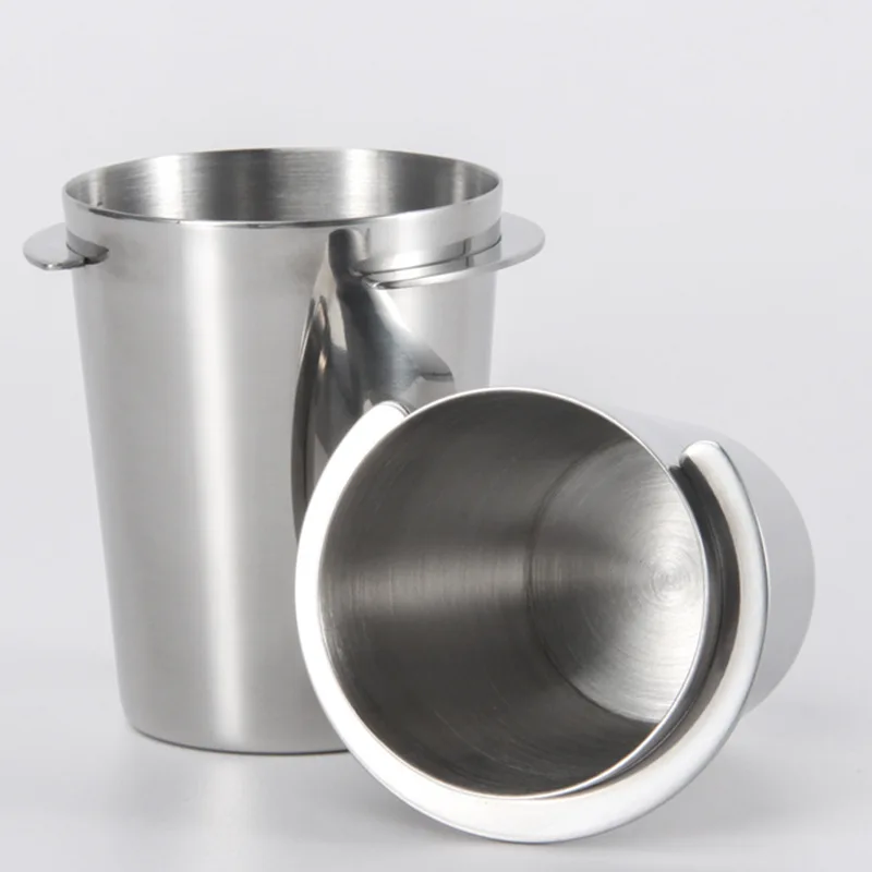 58/53/51mm Coffee Dosing Cup Sniffing Mug for Espresso Machine Wear Resistant Stainless Steel Coffee Dosing Cup Coffee Item