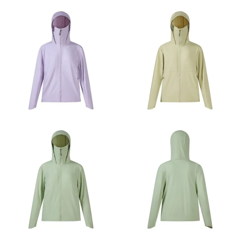 

Couple Mountaineering Hiking Lightweight Loose Breathable Sunscreen Jacket Ice Silk Quick Drying UV Resistant Skin Clothes