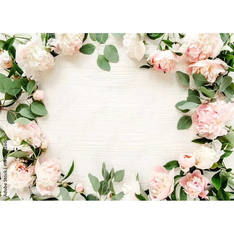 NITREE Art Photography Backdrops Prop Flower Wall Wedding Valentine's Day Photo Studio Background Props HHQQ-04