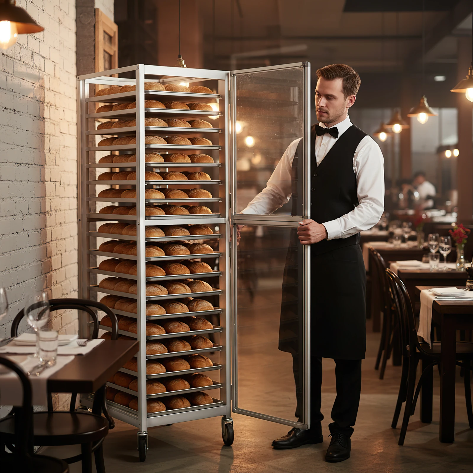 18 Katlı Tekerlekli Hızlı Raf - Kitchen Baking Cart incelemesi ve fiyatı