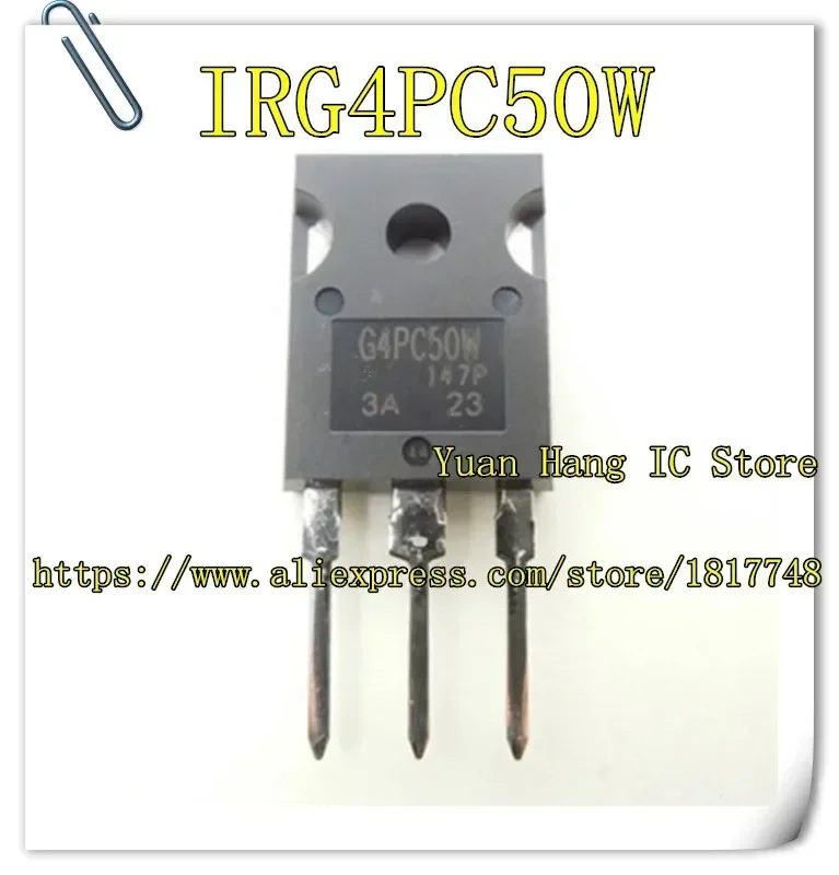 10pcs/lot IRG4PC50W IRG4PC50WPBF IGBT 600V 55A 200W TO-247