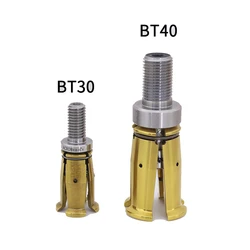 BT30 BT40 45 Degrees Gripper External Internal Threaded Spindle Claw Clamp 4 Petal Pull Claw Tool Milling CNC Machine Center