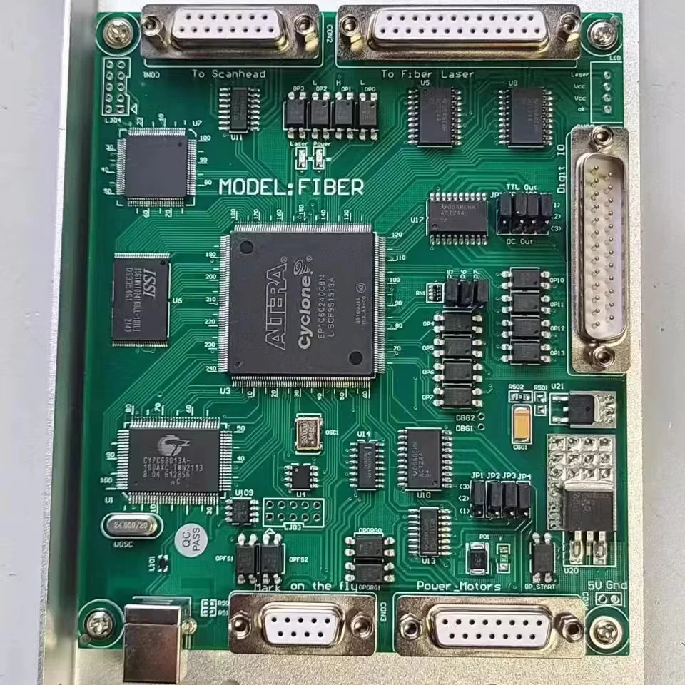 JCZ Ezcad Laser Marking Control Board Card 1064nm For Fiber Laser Marking Machine Controller Board Support Rotary
