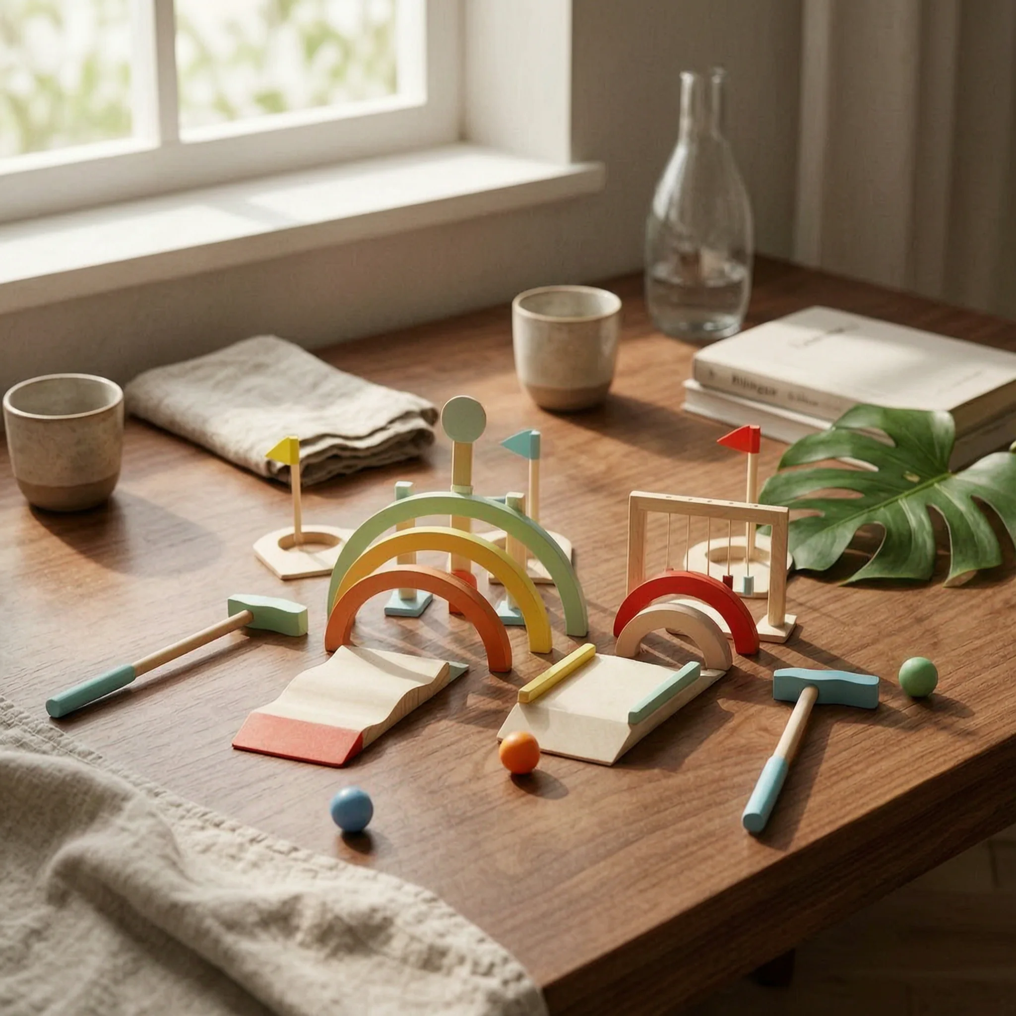 juego-de-100-piezas-de-arcoiris-de-madera-combinacion-ilimitada-juguete-de-golf-de-madera-bordes-pulidos-arcoiris-apilable