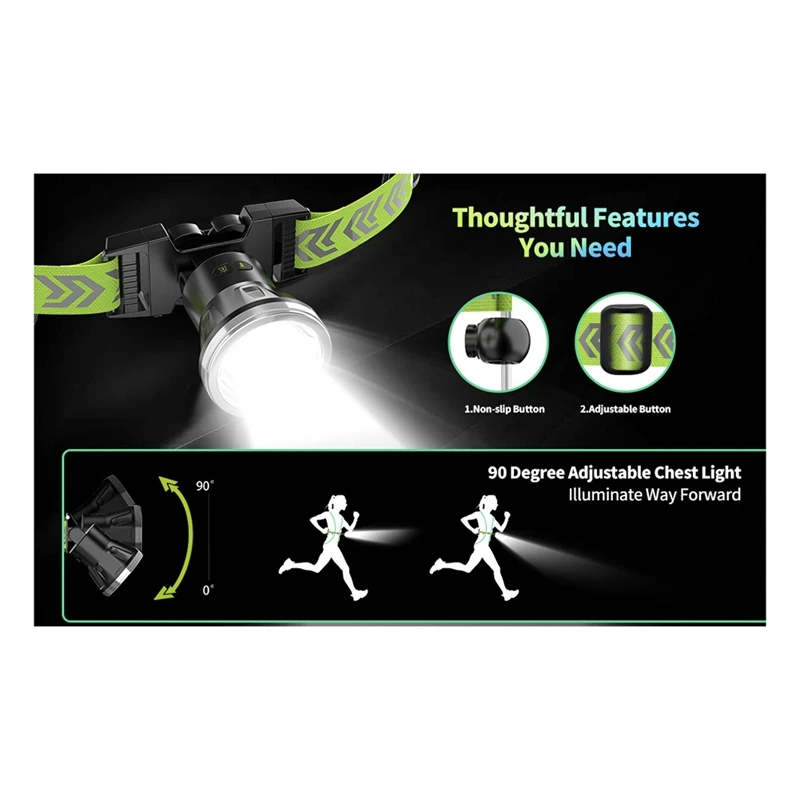 Night Outdoor Sport LED Vest 360° Reflective High Visibility Flash Safety LED Fiber Optic Night Running Riding Colorful