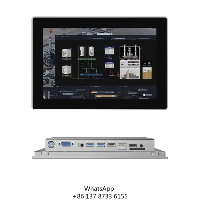 Industrial Monitor 7 10.1 13.3 15.6 Inch Android Pc Medical Equipment HMI Full Aluminum Fanless Touch Screen Monitor
