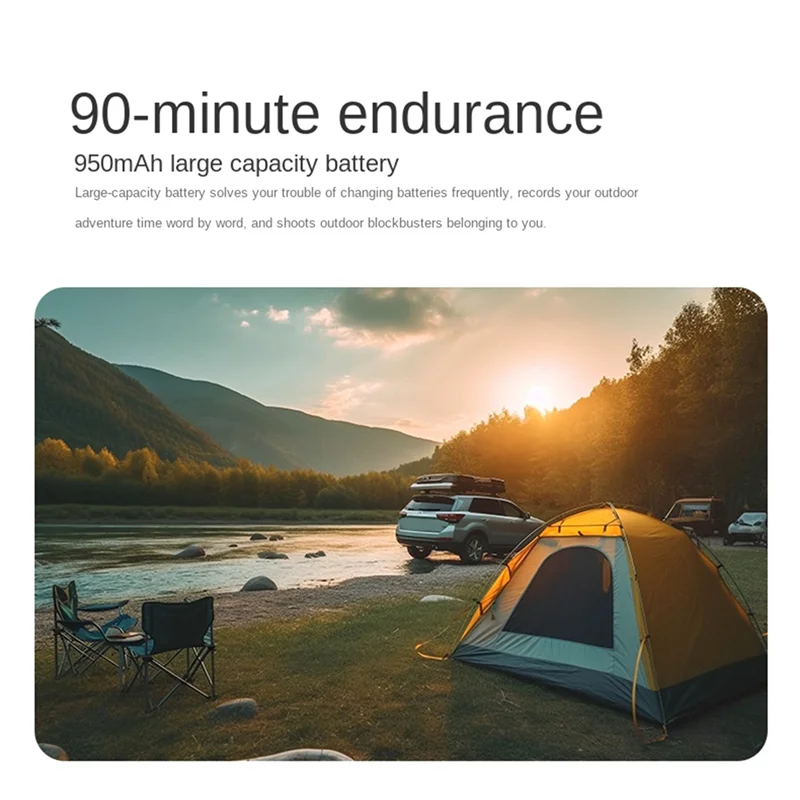 كاميرا الحركة المحمولة 5K 30FPS مع شاشة Wifi 1.54 بوصة 160 °   مسجل فيديو ذو زاوية واسعة LP68 مقاوم للماء